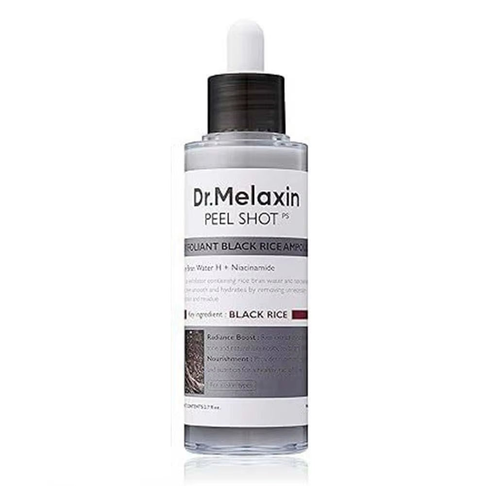 Dr. Melaxin Korean Rice Exfoliating Serum Gentle Exfoliation Blackhead Removal Hydrating Moisturizing Soften Pore Shrinking Skin
